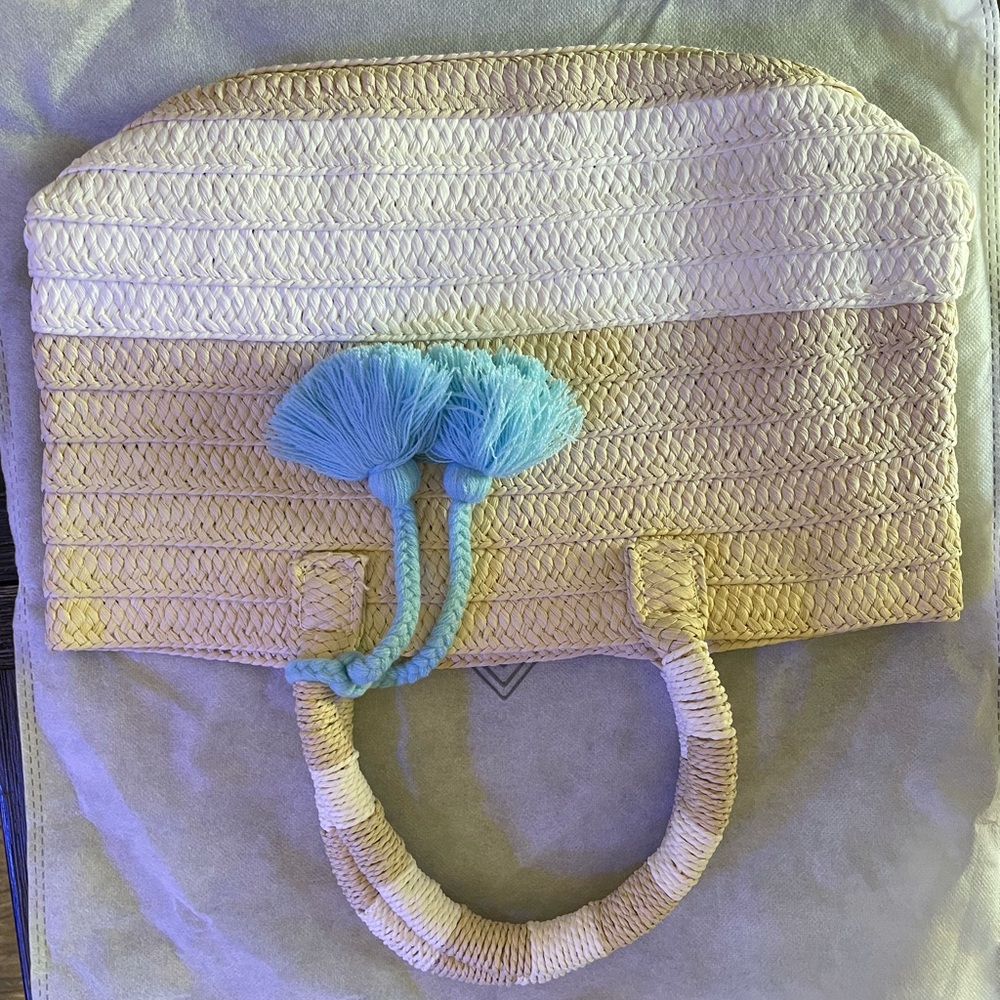 New Altru Straw Tote Made for Good beach tote